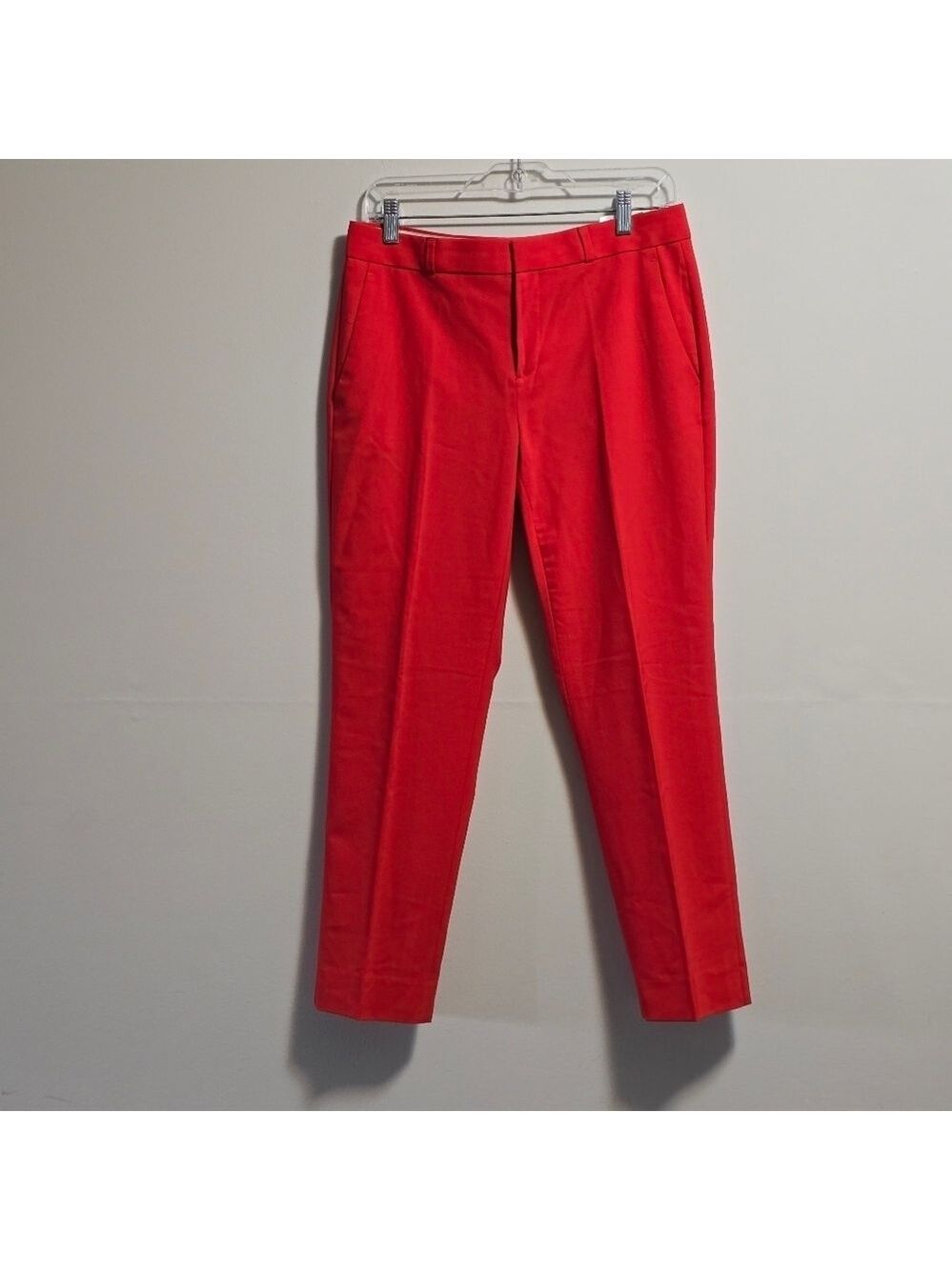 Banana Republic Avery tailored straight fit pants color red size 4